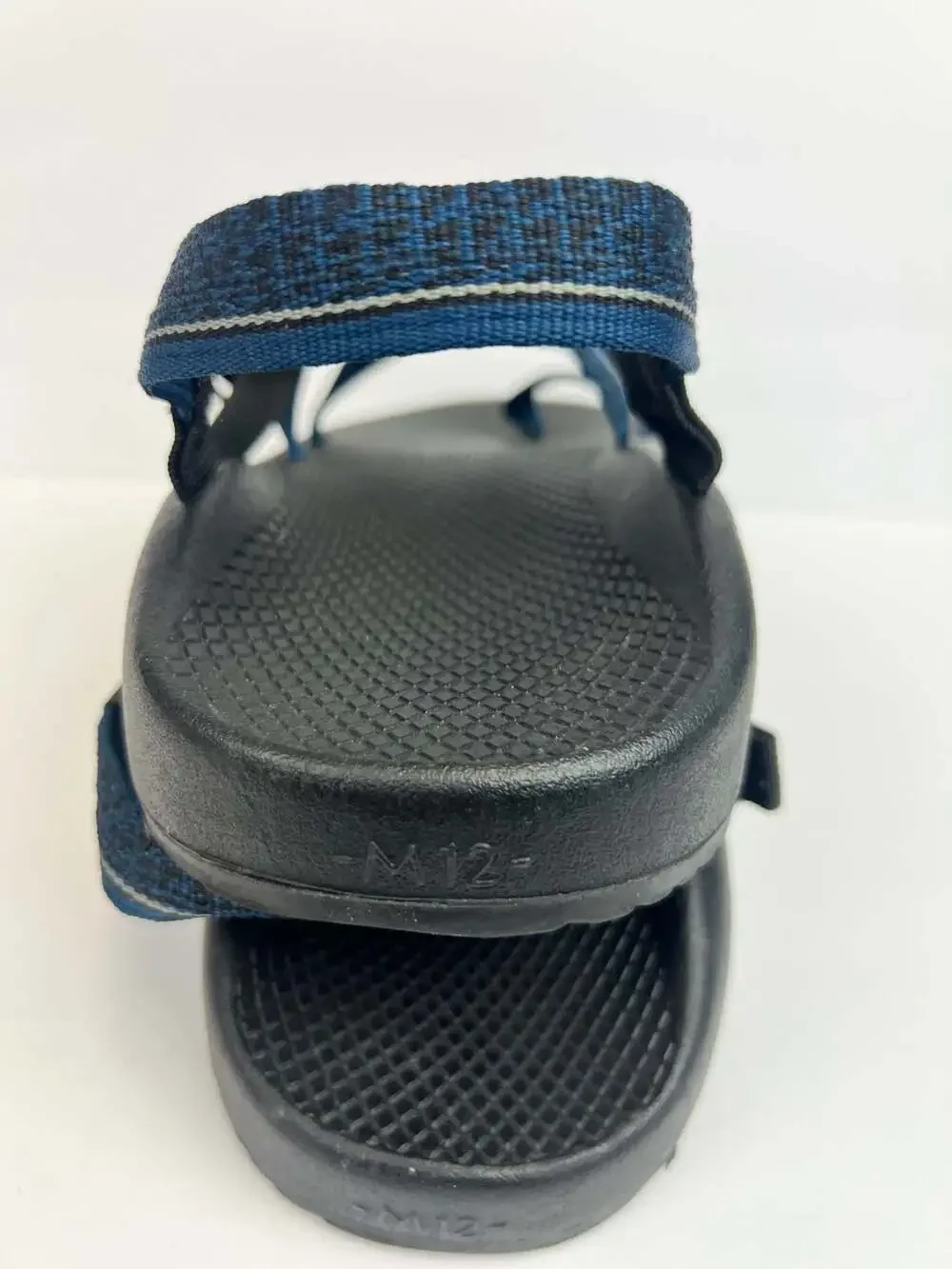 Chaco Z/2 Classic Men's Sport Sandals with Toe Loop, Blue/Black Size 12